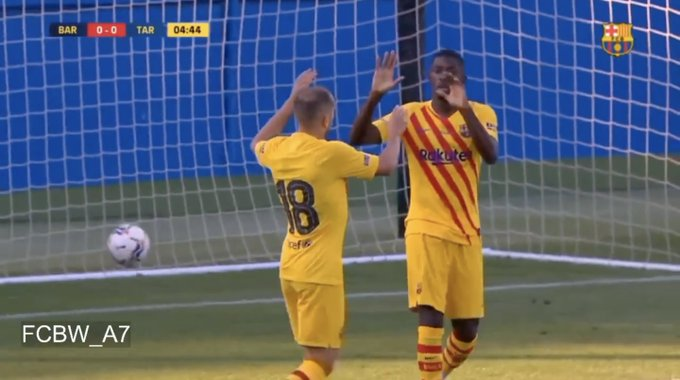 أهداف مباراة برشلونة ضد خيمناستيكا (3-1)