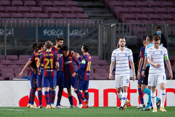 دوري أبطال أوروبا : برشلونة يحقق فوزا صعبا أمام دينامو كييف