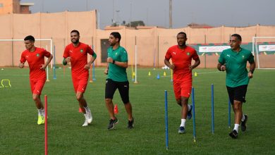 المنتخب الوطني يواصل تحضيراته لمواجهة جزر القمر في كأس أفريقيا