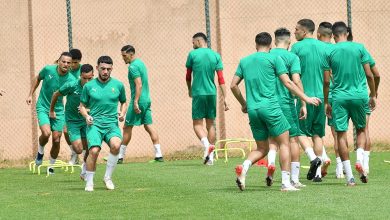 لاعبو المنتخب يخوضون حصة مغلقة بعد مواجهة جزر القمر