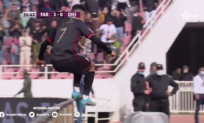 أهداف مباراة الجيش الملكي 3-1 الدفاع الجديدي (البطولة الاحترافية)