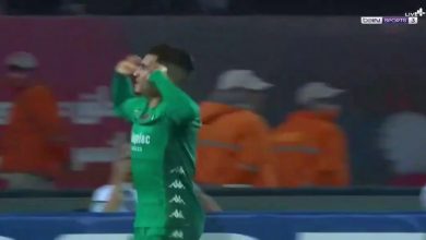 هدف زريدا أمام الأهلي المصري في ذهاب ربع نهائي دوري الأبطال