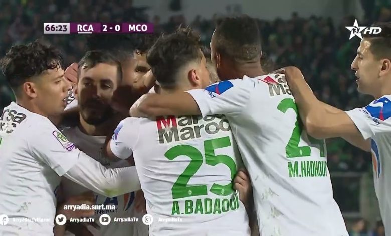 أهداف مباراة الرجاء الرياضي 2-0 مولودية وجدة (البطولة الاحترافية)