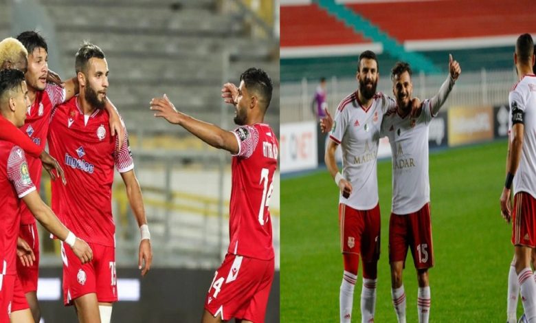 موعد مباراتي الوداد الرياضي ضد شباب بلوزداد في ربع نهائي دوري الأبطال