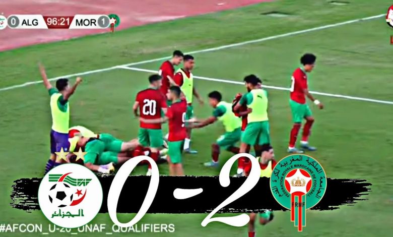 أهداف مباراة المغرب 2-0 الجزائر (دورة شمال أفريقيا)