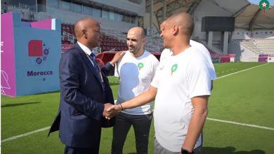 بالفيديو : موتسيبي يجري زيارة لتداريب المنتخب الوطني المغربي