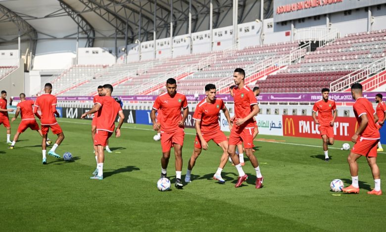 المنتخب الوطني ينهي تحضيراته لمواجهة كرواتيا في كأس العالم