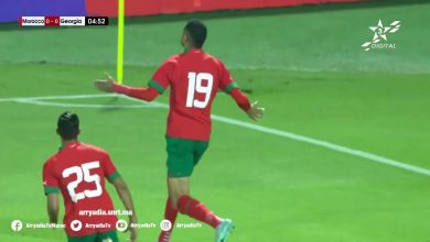 يوسف النصيري يسجل الهدف الأول للمنتخب الوطني أمام جورجيا