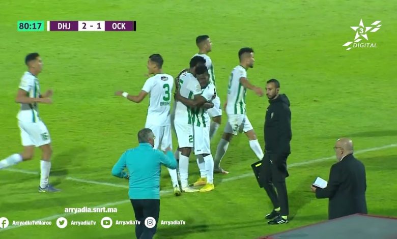 أهداف مباراة الدفاع الجديدي 2-1 أولمبيك خريبكة (البطولة الاحترافية)