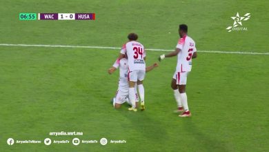 هدف مباراة الوداد الرياضي 1-0 حسنية أكادير (البطولة الاحترافية)