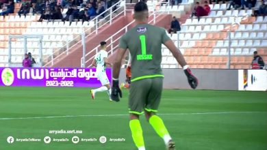 هدف مباراة نهضة بركان 1-0 الدفاع الجديدي (البطولة الاحترافية)