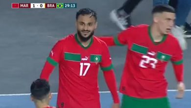 (فيديو) الهدف الرائع لسفيان بوفال في مرمى البرازيل