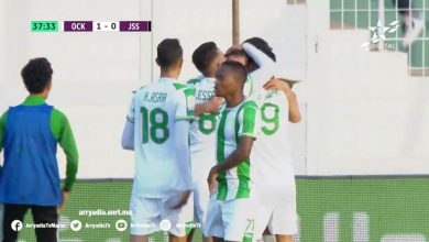 هدف مباراة أولمبيك خريبكة 1-0 شباب السوالم (البطولة الاحترافية)