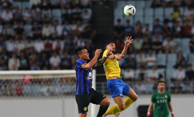 النصر السعودي يتعادل وديا مع إنتر الإيطالي