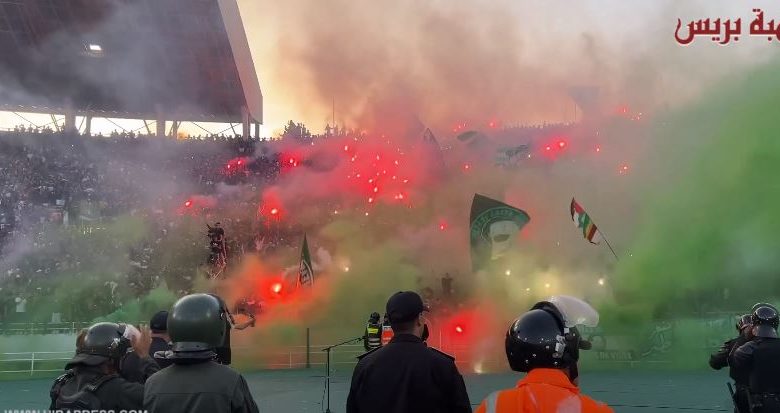 بالفيديو : كركاج مرعب لجماهير الرجاء في نهائي كأس العرش ضد بركان