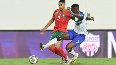 المنتخب المغربي ضد ليسوتو