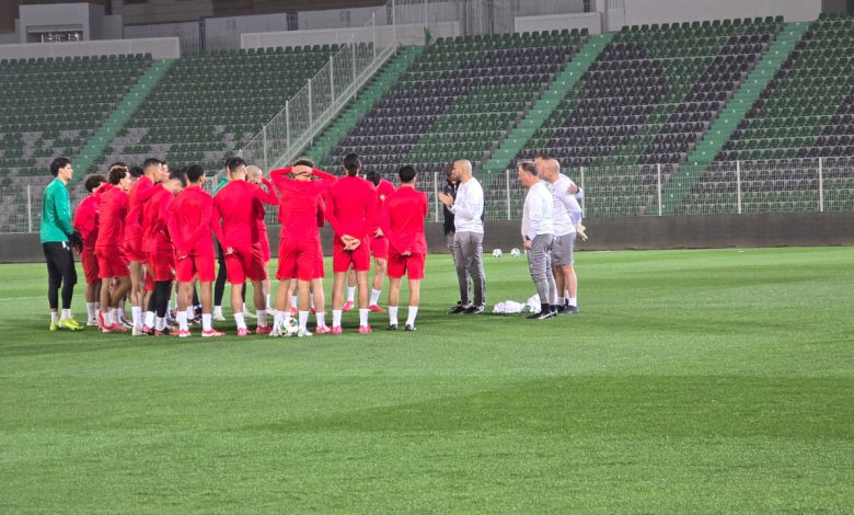 الحصة التدريبية الأخيرة للمنتخب المغربي